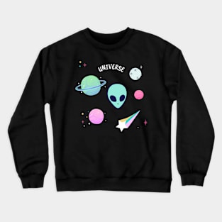 Alien universe Crewneck Sweatshirt